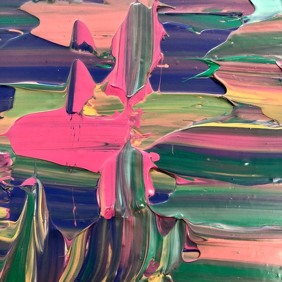 Acrylic Paint Pour Skin, colorful, flexible craft - Picture 6 of 8